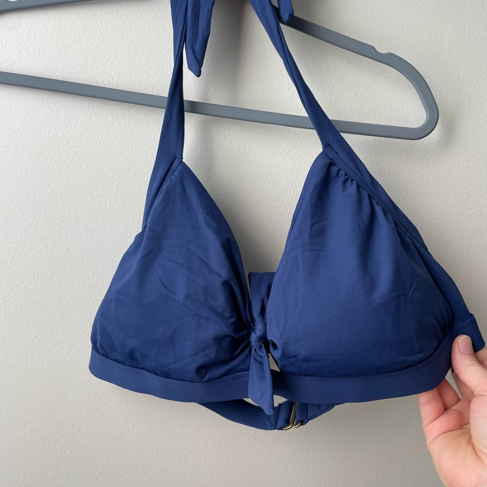 Isabella Rose Navy Blue Bikini Set Women's Blue Size Medium Swim Set - Picture 3 of 6